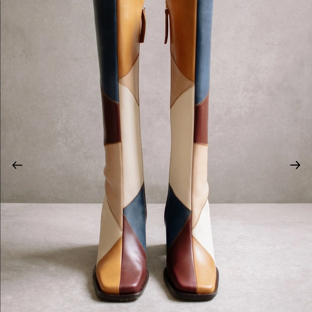 Alohas North Geometric Patchwork Boot Size 39